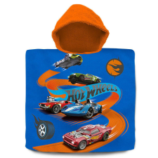  Hot Wheels Highway strand törölköző poncsó 60x120 cm babatörülköző, kifogó