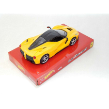 Hot Wheels LaFerrari sárga modell autó 1:24 makett