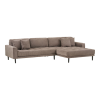 House Nordic Arden Lounge Sofa sarok ülőgarnitúra 290 cm barna kord - balos