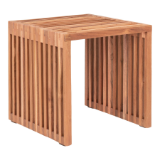 House Nordic Pego kisasztal, teak fa, natúr, 40x40x40 cm bútor