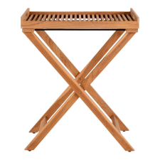House Nordic Rendo tálcás kisasztal, teak fa, natúr, 60x40x70 cm bútor