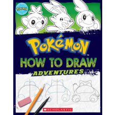  How to Draw Adventures (Pokémon) – Ron Zalme idegen nyelvű könyv