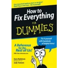  How to Fix Everything For Dummies – Gary Hedstrom idegen nyelvű könyv