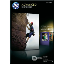 HP 10x15 Fényes Fotópapír 25lap 250g (Eredeti) fotópapír