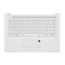 HP 14-CK000, 14-CM000 sorozathoz gyári új török fehér billentyűzet modul touchpaddal (L23240-141) laptop alkatrész