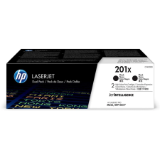 HP 201X Fekete Lézertoner - 2 db - LaserJet Pro M252/M277 nyomtatópatron & toner
