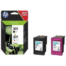 HP 301 kétcsomagos fekete/háromszínű eredeti tintapatron nyomtatópatron & toner