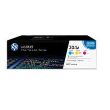 HP 304A 3-pack Cyan/Magenta/Yellow Original LaserJet Toner Cartridges nyomtatópatron & toner