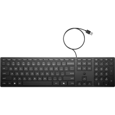 HP 320K vezetékes billentyűzet fekete (9SR37UT#AKC) (9SR37UT#AKC) billentyűzet