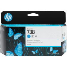 HP 498N5A Patron Cyan 130ml No.738 nyomtatópatron & toner