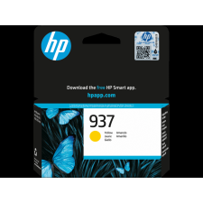 HP 4s6w4ne tintapatron yellow 800 oldal kapacitás no.937 nyomtatópatron & toner