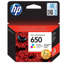 HP 650 Color (CZ102AE) festékpatron, háromszínű, eredeti nyomtatópatron & toner