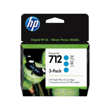 HP 712 DesignJet tintapatron csomag ciánkék (3ED77A) nyomtatópatron & toner