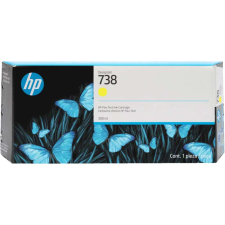 HP 738 676M8A Eredeti Tintapatron Sárga nyomtatópatron & toner