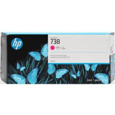 HP 738 Eredeti bíbor tintapatron (300 ml) (676M7A) nyomtatópatron & toner