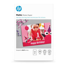  HP 7HF70A matt eredeti fotópapír (10x15cm, 25 lap, 180g) fotópapír