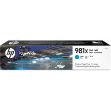 HP 981X nagy kapacitású PageWide patron ciánkék (L0R09A) L0R09A nyomtatópatron & toner