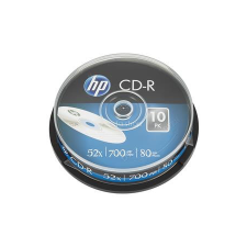 HP CD-R lemez, 700MB, 52x, 10 db, hengeren, HP írható és újraírható média