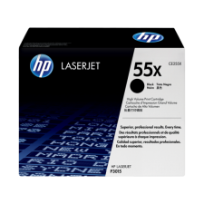 HP ce255x toner black 12.500 oldal kapacitás no.55x nyomtatópatron & toner