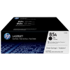 HP CE285AD Lézertoner LaserJet P1102 nyomtatóhoz, HP 85A, fekete, 2*1,6k