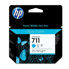 HP CZ134A Tintapatron DesignJet T120, T520, nyomtatókhoz, HP 711, cián, 29ml (TJHCZ134A) nyomtatópatron & toner