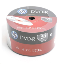 HP DVD-R 4.7GB 16x DVD lemez zsugorhengeres 50db/henger  (HP1650S-) (HP1650S-) írható és újraírható média