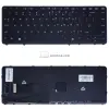 HP EliteBook 840 G1/G2, 850 G1/G2, 855 G2, 740 G1/G2, 745 G2, 750 G1/G2, ZBook 14 gyári billentyűzet (US, háttérvilágítás, pointer)