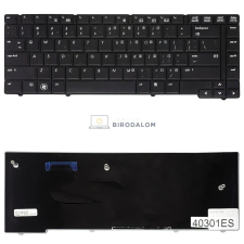 HP EliteBook 8440, 8440p, 8440w gyári billentyűzet (ES kiosztás, fekete) laptop alkatrész