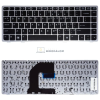 HP EliteBook 8460P, 8460W, 8470P, 8470W, ProBook 6460b, 6465b, 6470b, 6475b gyári billentyűzet (US kiosztás, ezüst keret)