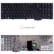 HP EliteBook 8740, 8740W, 8740P gyári billentyűzet (UK kiosztás, fekete) laptop alkatrész