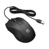 HP HP vezetékes egér 100 - fekete (303916)