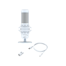 HP HYPERX Vezetékes Mikrofon QuadCast S - White-Grey RGB LED (519P0AA) - Mikrofon mikrofon