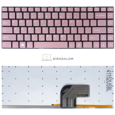 HP Jumper EZBook X4 gyári billentyűzet (US kiosztás, háttérvilágítással, rózsaszín) laptop alkatrész