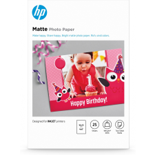 HP matt fotópapír - 25 lap 180g (Eredeti) 10 x 15 cm fotópapír