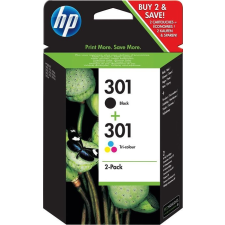 HP N9J72AE No.301 fekete+színes eredeti tintapatron multipack nyomtatópatron & toner