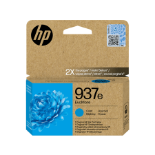 HP No. 937e EvoMore eredeti tintapatron, ciánkék, 1650 oldal (4S6W6NE) nyomtatópatron & toner