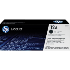HP Q2612A Lézertoner LaserJet 1010, 1015, 1018 nyomtatókhoz, HP 12A, fekete, 2k nyomtatópatron & toner