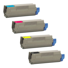 HQ Premium Oki MC873 MC883 Yellow Utángyártott Toner 10.000 oldal kapacitás nyomtatópatron & toner