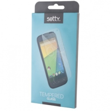 HTC HTC Desire 530, Kijelzővédő fólia, ütésálló fólia, Tempered Glass (edzett üveg), Setty, Clear mobiltelefon kellék