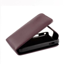 HTC Wildfire S, Lefele nyíló flip tok, lila tok és táska