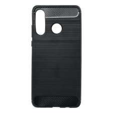 Huawei Carbon Fiber Huawei P30 Lite fekete szilikon tok tok és táska