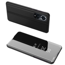 Huawei Clear View Case tok Huawei nova 9 flip tok fekete tok és táska