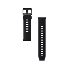 Huawei easyfit 2 pótszíj (univerzális, 22 mm, szilikon, állítható) fekete okosóra kellék