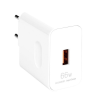 Huawei hálózati töltő USB aljzat (5V / 2A, 66W, PD gyorstöltés támogatás) FEHÉR (HW-110600E02) (HW-110600E02)