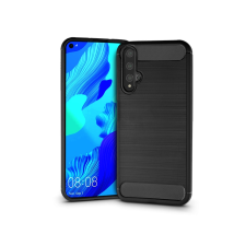  Huawei/Honor 20/Nova 5T szilikon hátlap - Carbon - fekete tok és táska