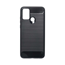 Huawei Honor 9A szilikon tok, fekete, Carbon fiber tok és táska