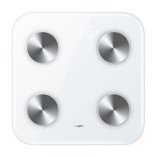 Huawei HUAWEI Smart Body Fat Scale okosmérleg (testtömegindex/BIA kijelzés, LED kijelző, bluetooth 5.0) FEHÉR mérleg