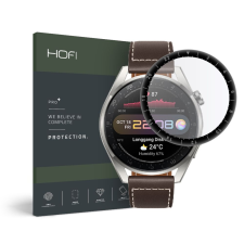 Huawei Huawei Watch 3 Pro 48mm - okosóra flexi fólia fekete kerettel okosóra kellék