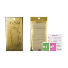 Huawei Mate 10 Lite, Kijelzővédő fólia (ütésálló) Glass-Gold mobiltelefon kellék