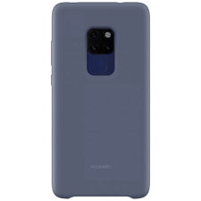 Huawei Mate 20 HUAWEI szilikon telefonvédő mágneses, gumírozott, VILÁGOSKÉK tok és táska